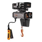 Prowinch 1/4 ton Electric Chain Hoist w/ Power Trolley 1 Speed 208240V / 440480V 3  60HZ 13ft G100 Nickel Duty H4/M5
