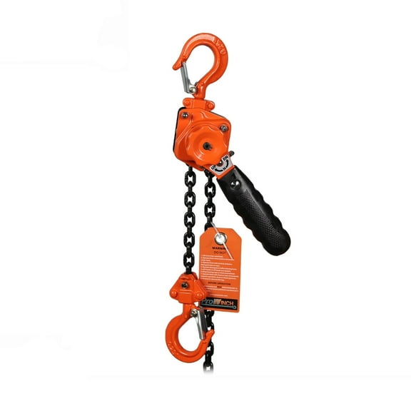 Prowinch 1/4 Ton Mini Lever Chain Hoist, 220 lbs Capacity, 5 ft G80 Chain, Single-Speed, Double Plates
