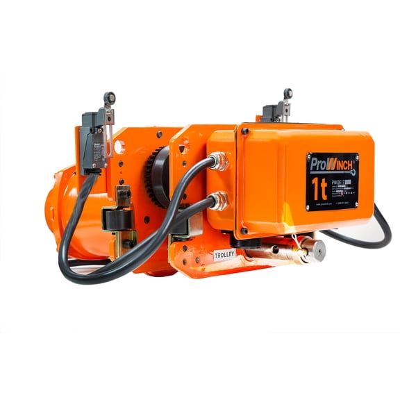 Prowinch 1 Ton 2 Speed Power Trolley 220/460V 60HZ with Limit Switches Pendant not Included
