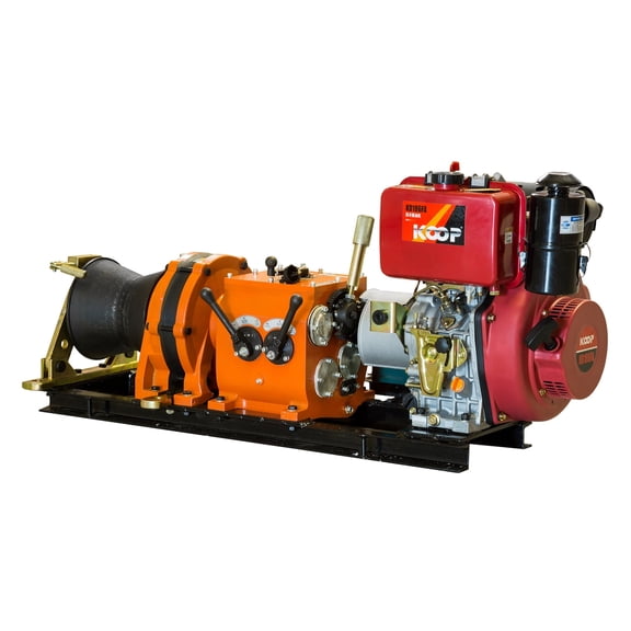 Prowinch 5 Ton Diesel Capstan Winch 10000 lbs 9 HP with Electric Starter