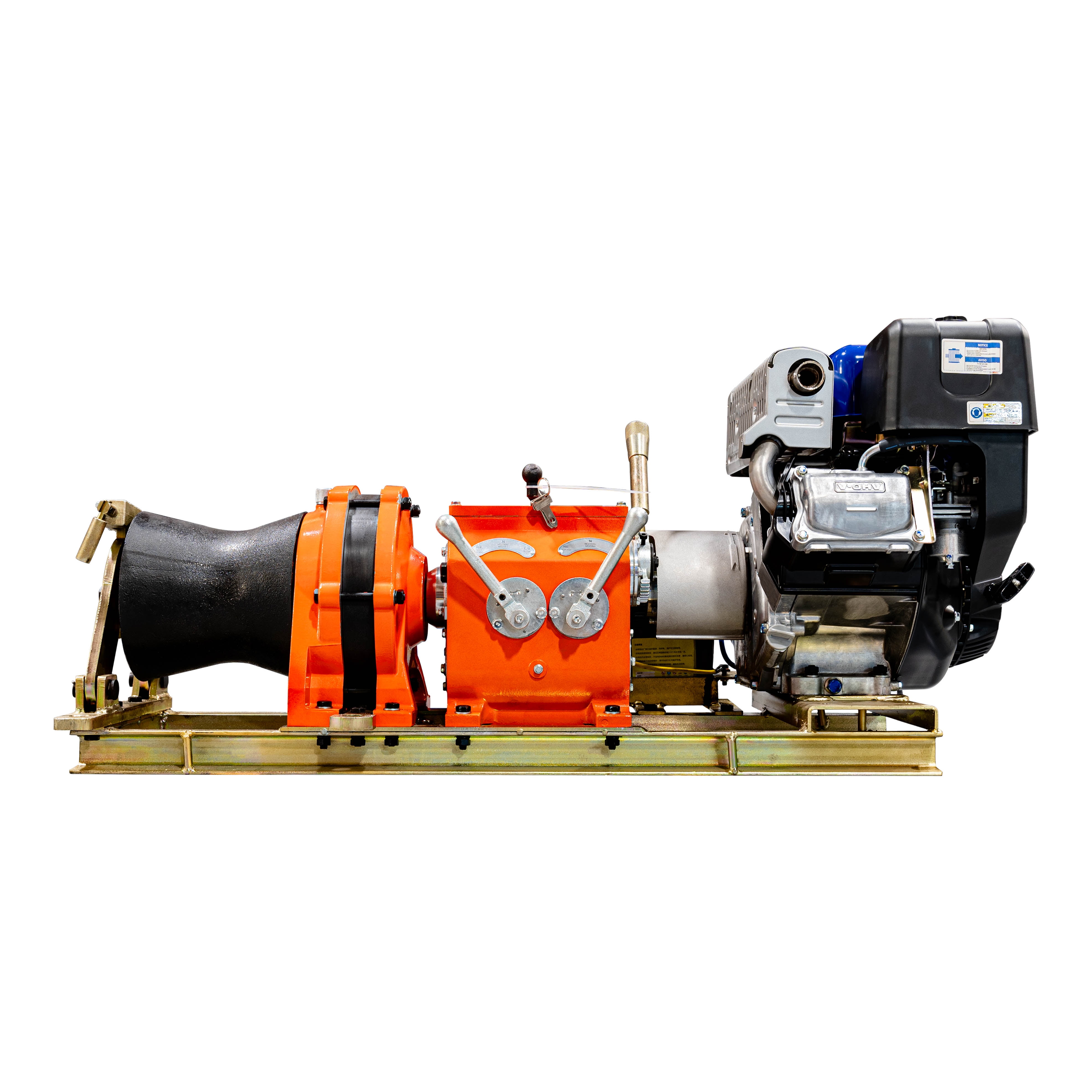 Prowinch PWCG5Te Gas Capstan Winch 10000 lb, Steel, with Electric Starter