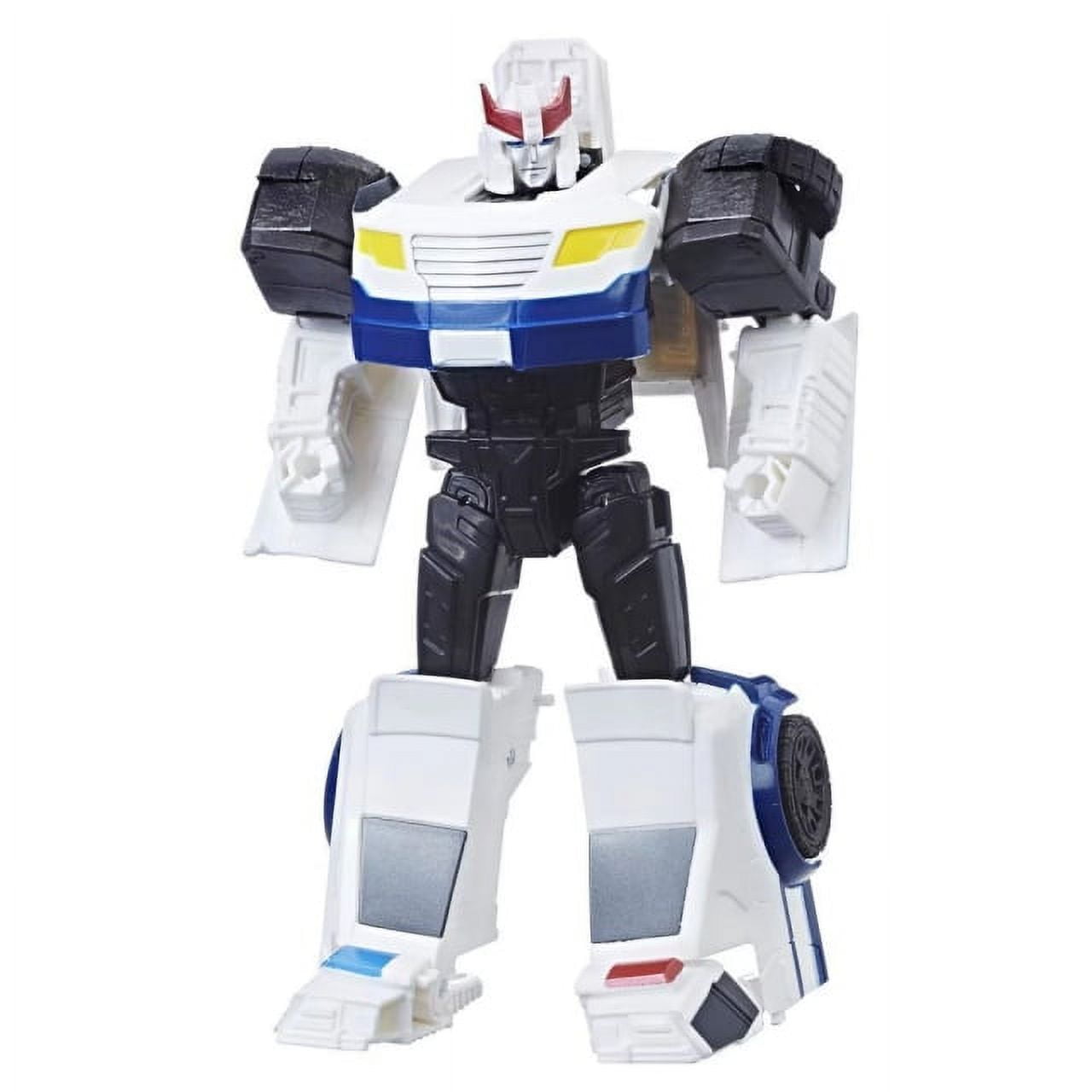 Transformers Generations Cyber Battalion Series Prowl Figure 7 Inch Scale Classic Conversion Robot to Police Vehicle Walmart