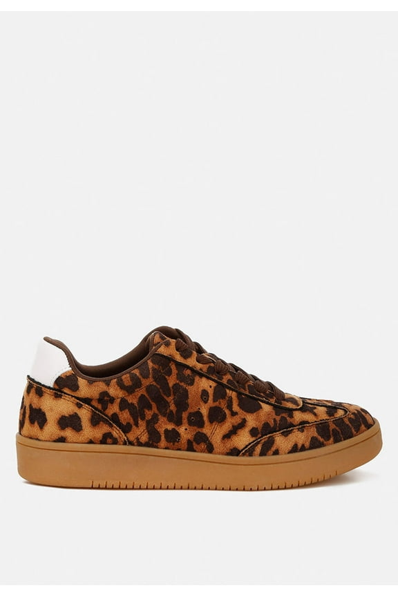 Prowler Leopard Chunky Sneakers