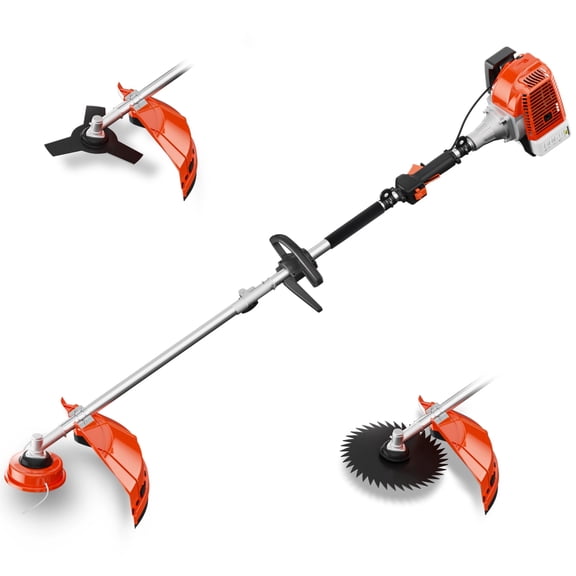 Prowoo 62cc Gas Powered Weed Eater String Trimmer, 3 in 1 Gas Weed Wacker, Powerful 2 Stroke Yard Tool,Quick Start Grass Cutter for Home Garden Lawn Trimming