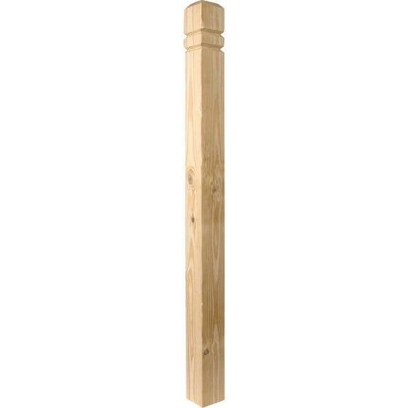 Prowood Treated Wood Newel Post, 4 In x 4 In x 54 In