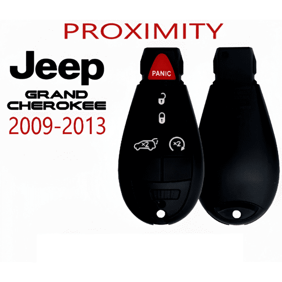 Fobik Key Compatible with Jeep Grand Cherokee 2008 - 2013, IYZ-C01C
