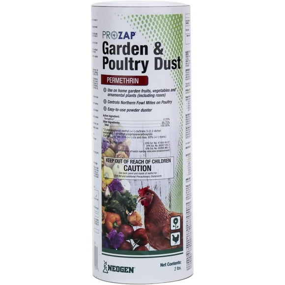 Prozap 1499540 Garden & Poultry Dust For Insects, 2 Lb