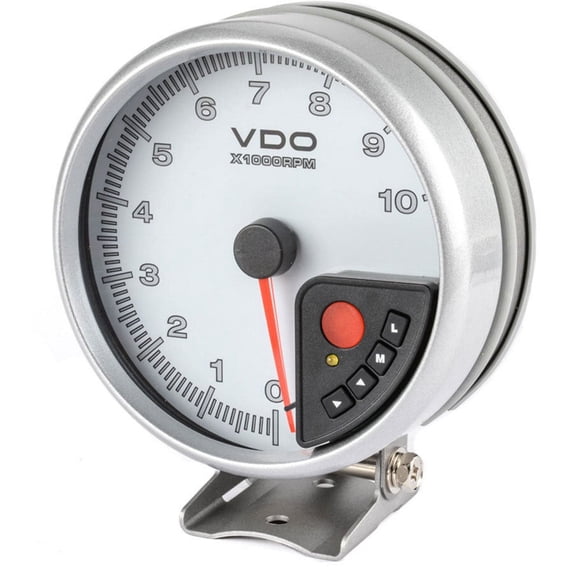 Vdo PRT Performance 5in Tach 0-10k RPM White Face
