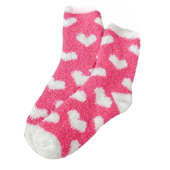 Pruboru Kids Fuzzy Socks, Winter Socks for Women, Soft Fluffy Home Sleeping Socks, Cozy Warm Slipper Socks, Fuzzy Socks for Girls(I, A Pair)
