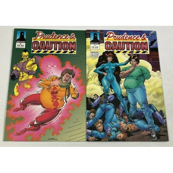 Prudence & Caution #1-2 VF/NM complete series Chris Claremont ; Defiant