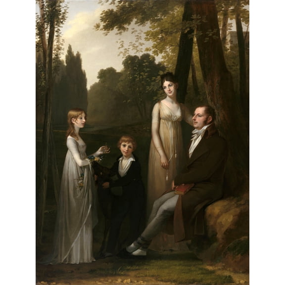 Prudhon Portrait Rutger Jan Schimmelpenninck Family Extra Large XL Wall Art Poster Print