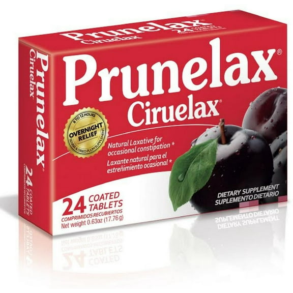 Prunelax Ciruelax Dried Plum And Senna Laxative Tablets - 24 Ea