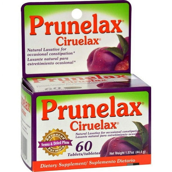 Prunelax Ciruelax Natural Laxative Regular Tablets, 60