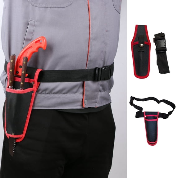 Pruner Holster and Tool Belt Pouch for Secure Gardening Storage and Easy