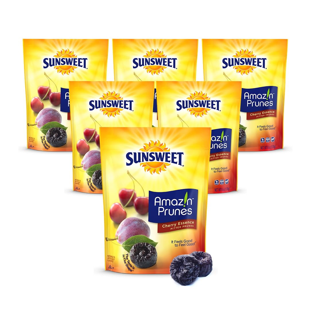 Prunes Cherry Essence Prunes Pitted Unsweetened & Dried Gluten Free