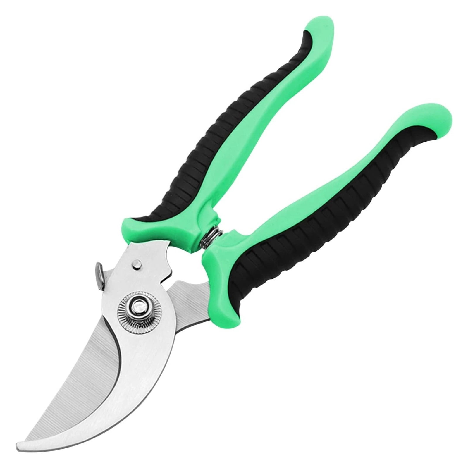 Pruning Shears - Garden Clippers Pruner, 7.5 Inch Stainless Steel Handheld Branch Gardening Scissors Snips Tool with Safety Lock