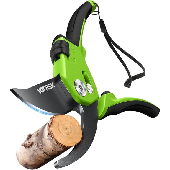 Pruning Shears, [Patented Stepless Handle Opening] - Garden Clippers with Ultra-Sharp SK5 Steel for Weak Hand, Bonsai Scissor Universal Fit for All Hand Sizes, Effortlessly Cut 1-Inch Branches