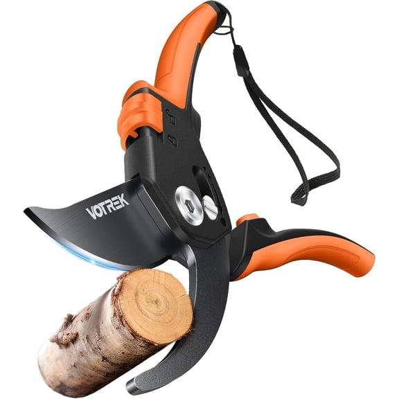 Pruning Shears, [Patented Stepless Handle Opening] - Garden Clippers with Ultra-Sharp SK5 Steel for Weak Hand, Bonsai Scissor Universal Fit for All Hand Sizes, Effortlessly Cut 1-Inch Branches