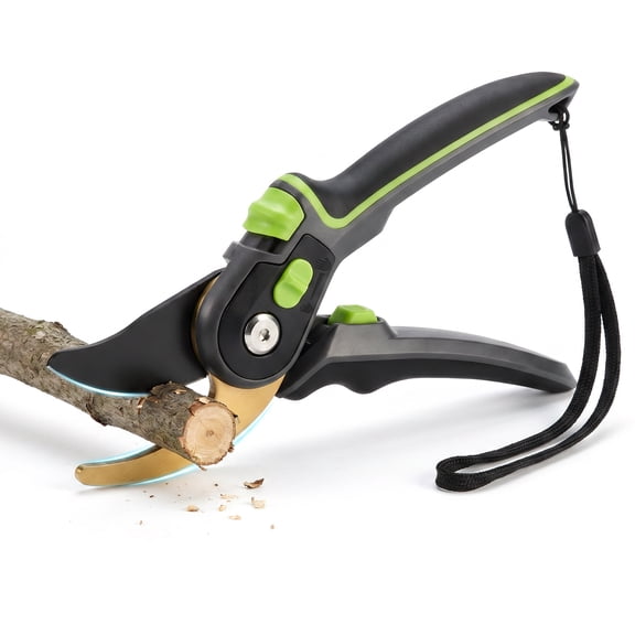Pruning Shears Tool Professional Gardening Scissors with Safety Lock and SK5 Steel Blade Precise Gardening Clippers for 1 Inch Branch Shrub Rose