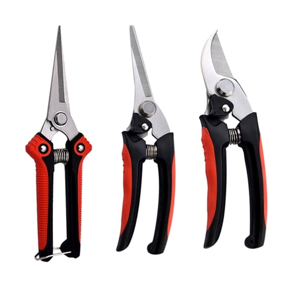 Pruning Tool Pruning Shears, Non Slip Handle, Spring Lock, Garden Tools with 3 PCS for Gardening