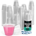 thumbnail image 1 of Pruvade 500 Pack 1-oz. Disposable Medicine Cups with Graduated Dosage Lines for Pills or Liquid, 500 Bulk Pack, Single Serve Measuring for Home, Nurse, Hospital, Medical Care |500 Pack, 1 of 9