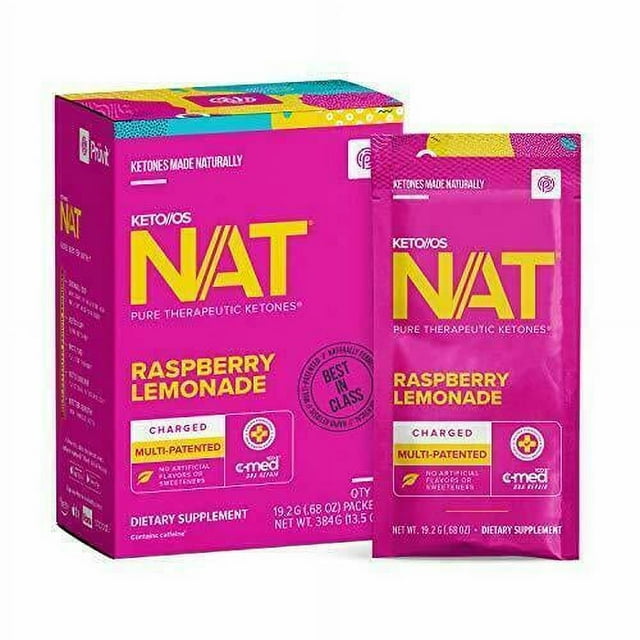 Pruvit Nat Keto Os Raspberry Lemonade sealed box of 20 packs Ketone