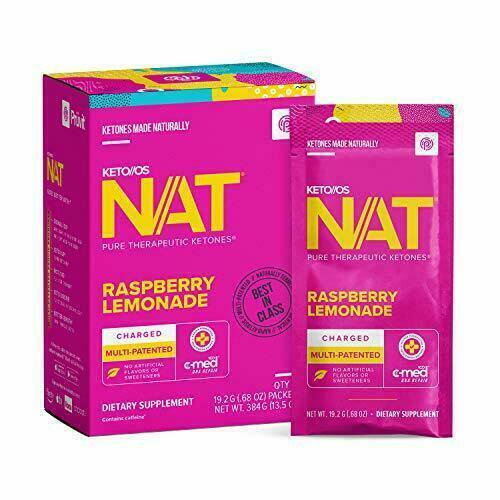 Pruvit Nat Keto Os Raspberry Lemonade sealed box of 20 packs Ketone