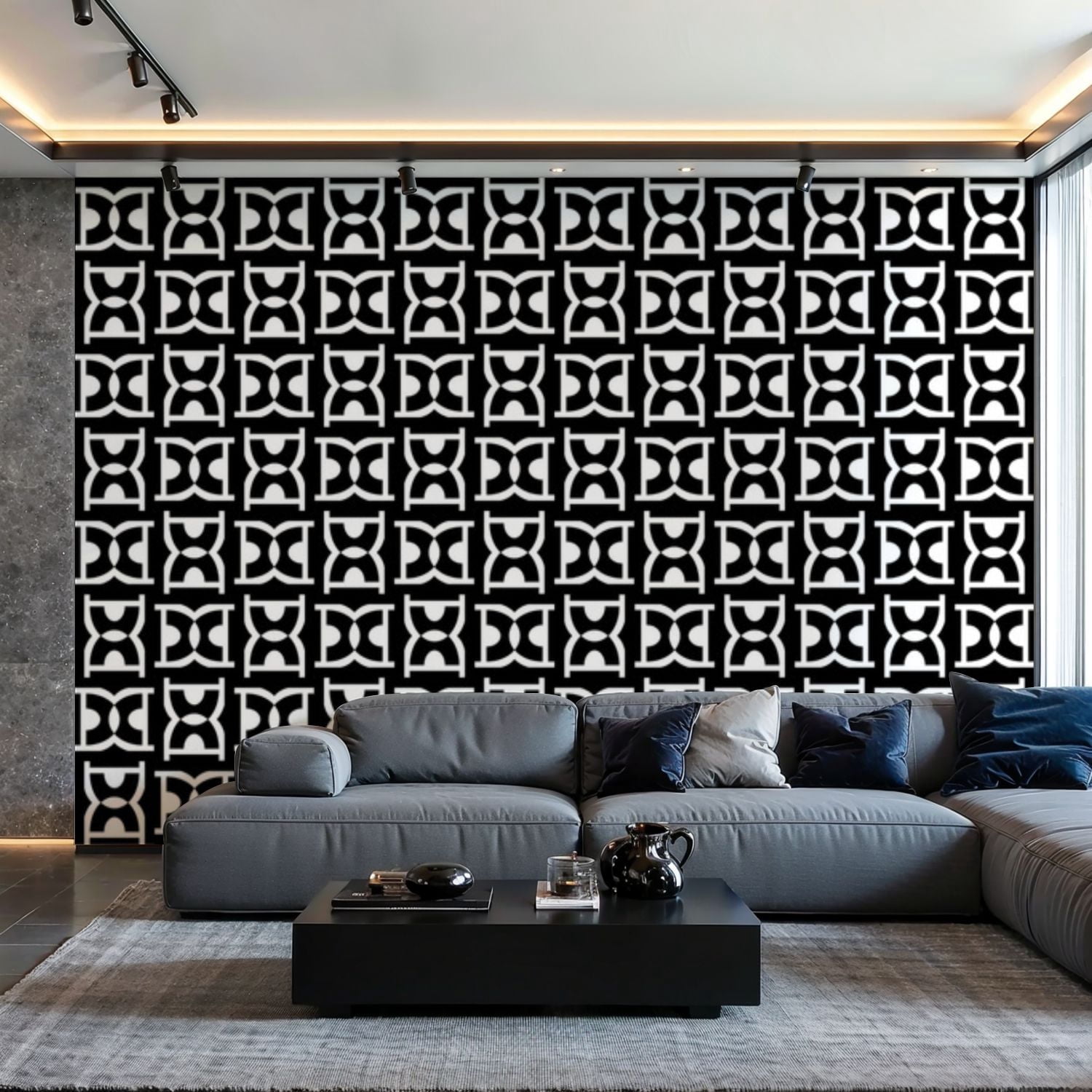 Prxcm Canvas Wall Mural Peel and Stick Large Wallpaper Abstract ...