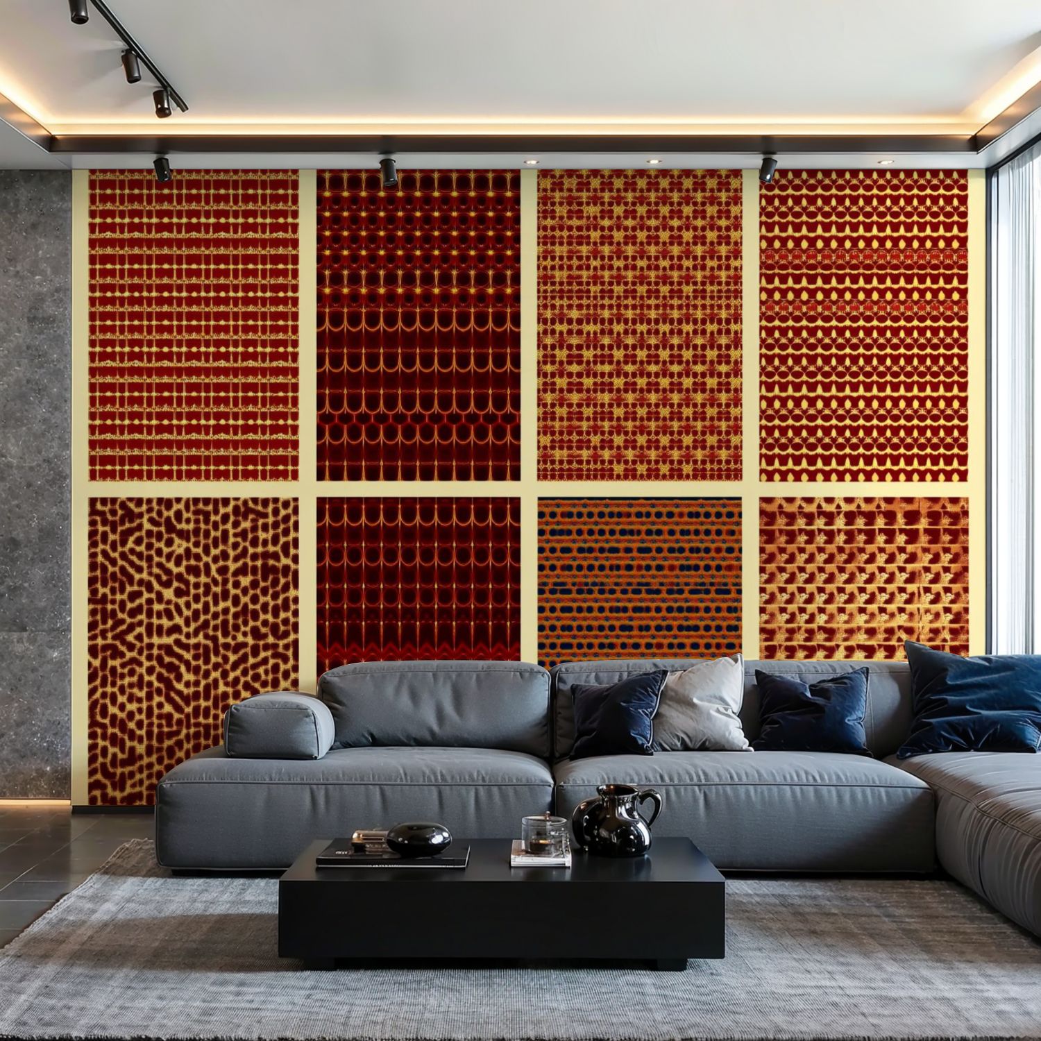 Prxcm Canvas Wall Mural Peel and Stick Large Wallpaper Chinese New Year ...