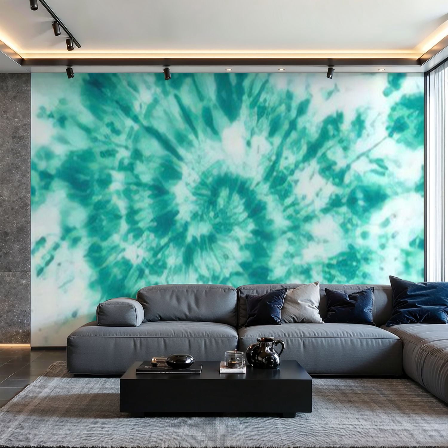 Prxcm Canvas Wall Mural Peel and Stick Large Wallpaper Dirty Design ...