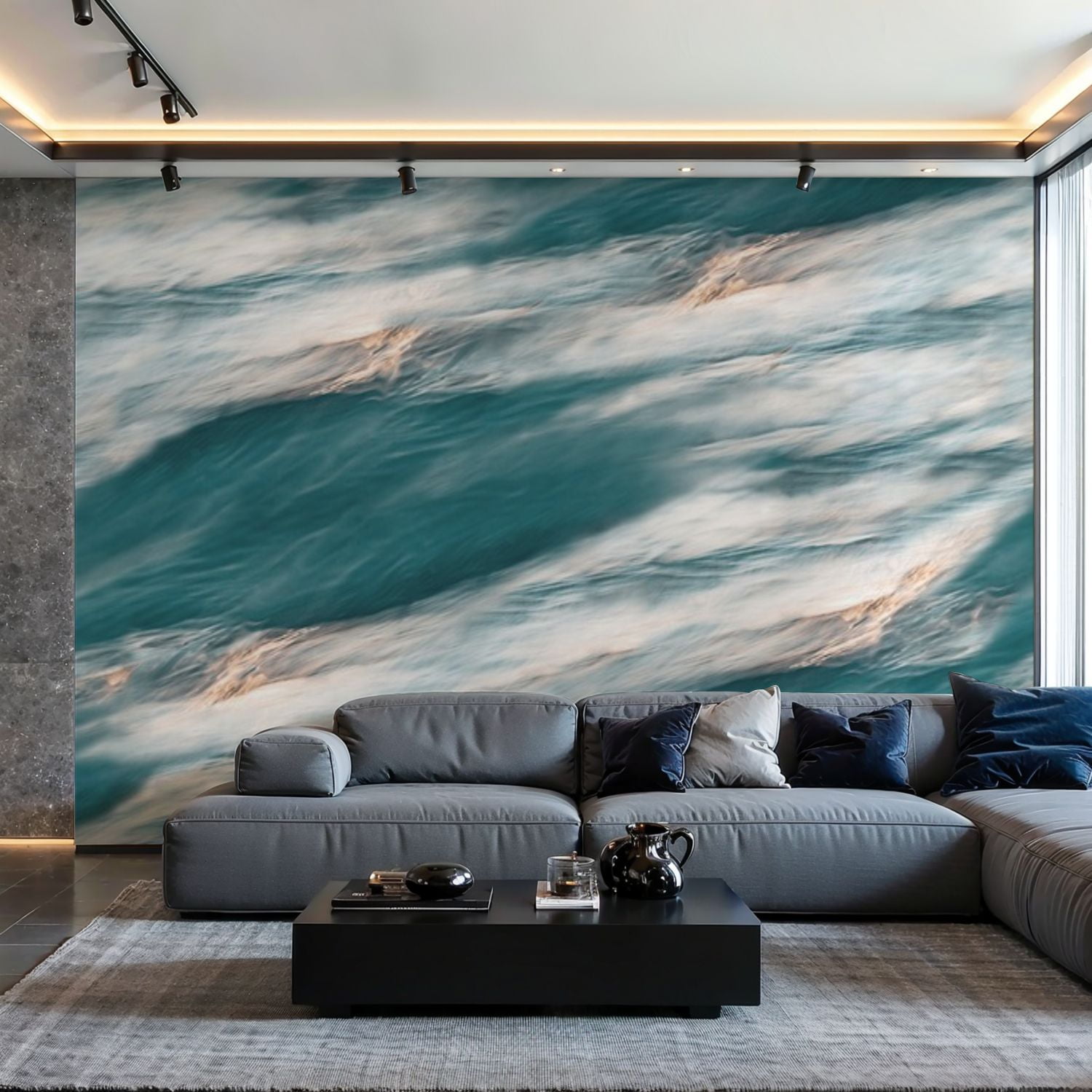 Prxcm Canvas Wall Mural Peel and Stick Large Wallpaper Repeating ...