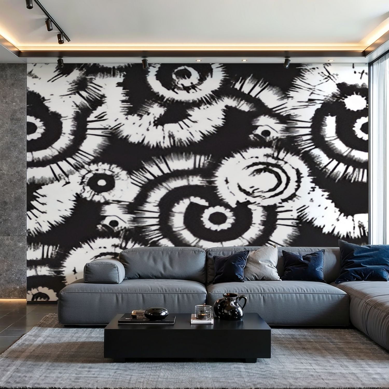 Prxcm Canvas Wall Mural Peel and Stick Large Wallpaper Seamless dye ...