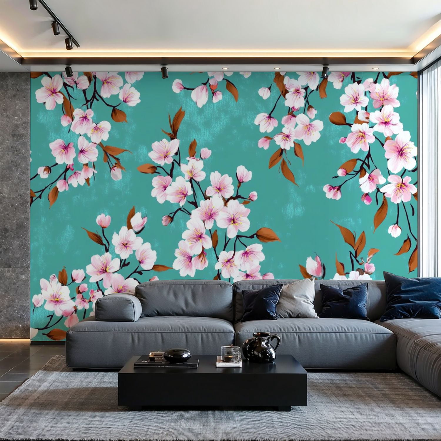 Prxcm Canvas Wall Mural Peel and Stick Large Wallpaper Seamless spring ...