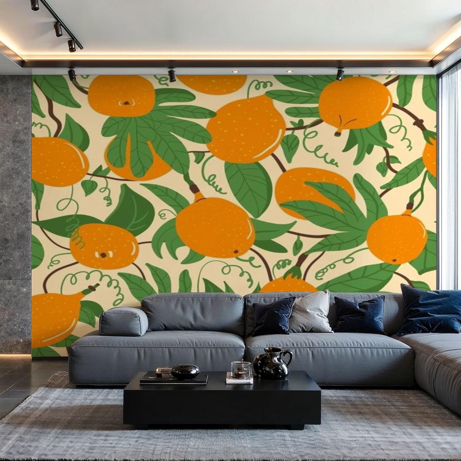 Prxcm Canvas Wall Mural Peel and Stick Large Wallpaper Sweet granadilla ...