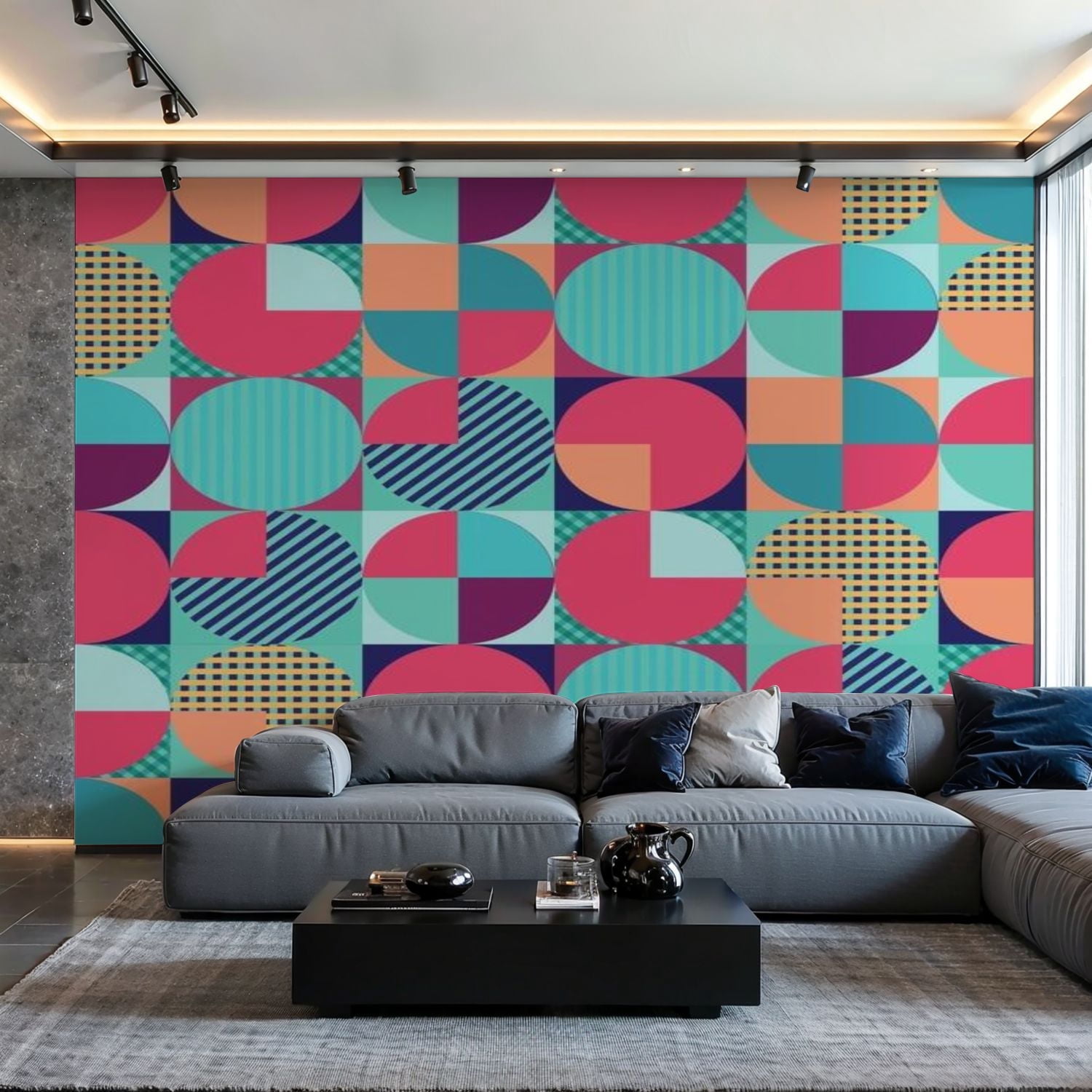 Prxcm Canvas Wall Mural Peel and Stick Large Wallpaper Vibrant ...