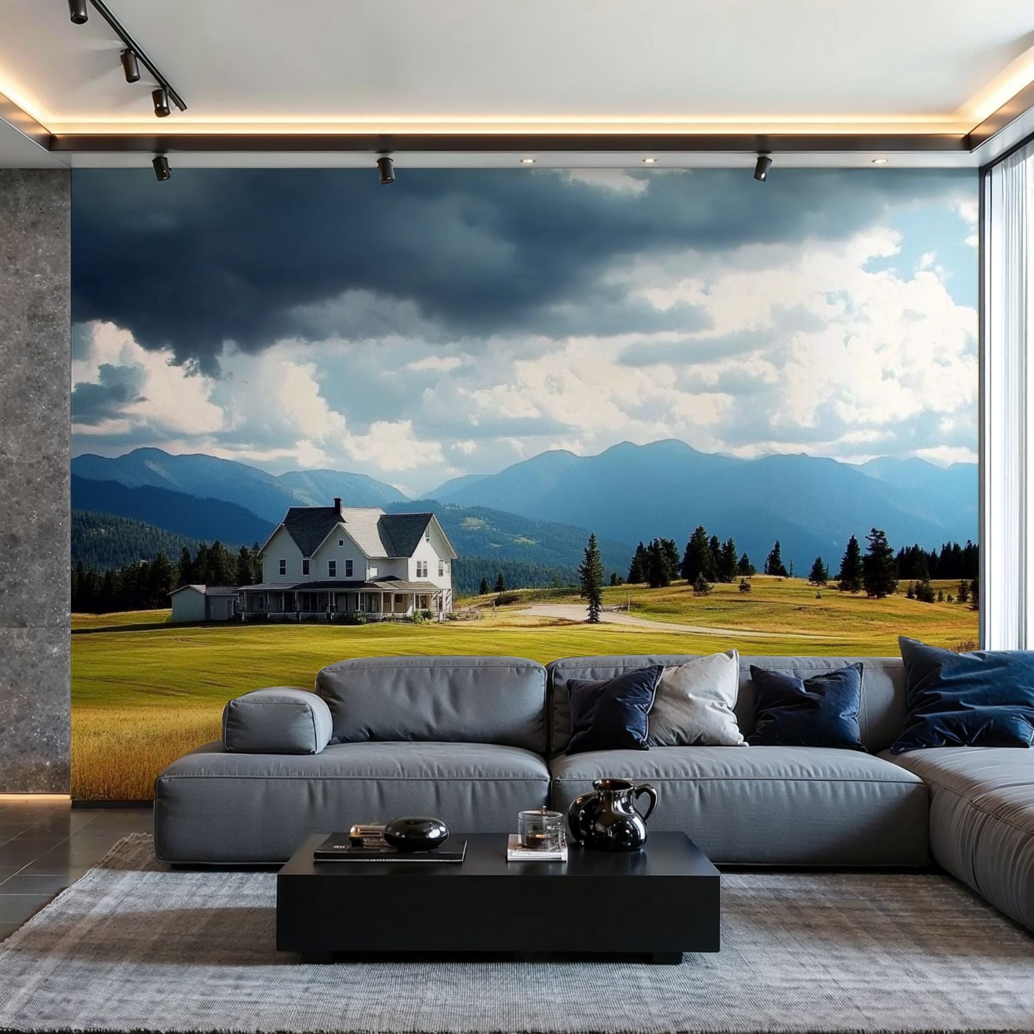 Prxcm Canvas Wall Mural Peel and Stick Large Wallpaper landscape Big ...