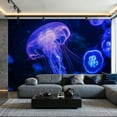thumbnail image 1 of Prxcm Peel and Stick Canvas Wallpaper Blacklight Art Wall Mural Decor Self Adhesive and Removable 69"x98", 1 of 5