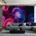 thumbnail image 1 of Prxcm Peel and Stick Canvas Wallpaper Blacklight Art Wall Mural Decor Self Adhesive and Removable 69"x98", 1 of 5
