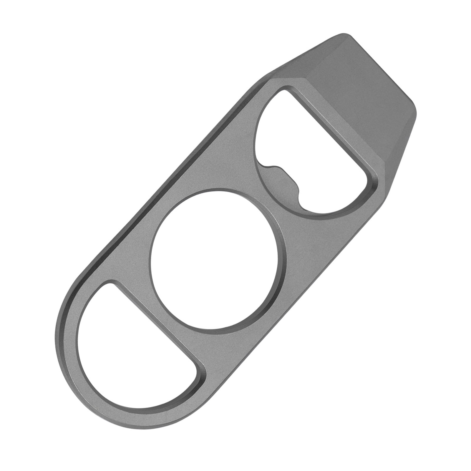 QuickPry Mini EDC Pry Bar Tool - Bottle Opener, Keychain Carry, Black Stainless Steel For Everyday Tasks