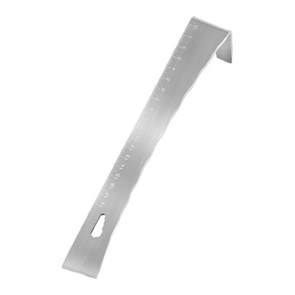 Pry Bar Scraper, Scrape and Pry Bar with Scale, Pry Tool Stainless Steel Pry Bar Scraper Set, Flat Bar Pry Bar for Pulling, Prying, Scraping