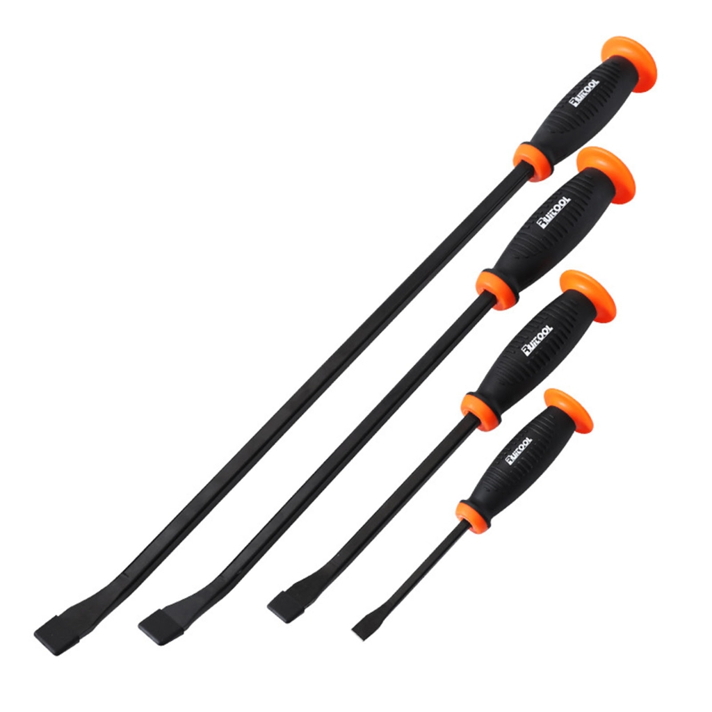 Pry Bar Set Heavy Duty Pry Bars with Thicker Strikes Caps Mechanic Tools for Automotive