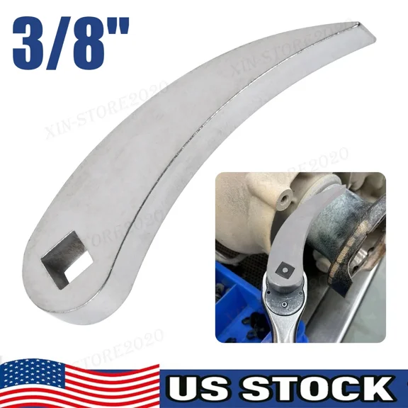 Pry Bar Wrench Adapter Head Half Shaft Removal Crowbar Ratchet Tool 3/8" Inch