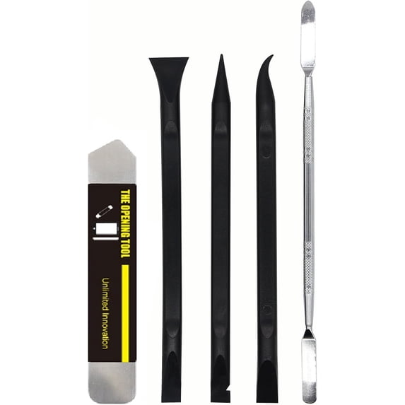 Pry Tool Kit, Safe Non-Nylon and Ultrathin Steel Screen Opening Spudger Tool Repair Kit for Cell Phone, LCD, MacBook, Ipad, iPod, Tablet and More