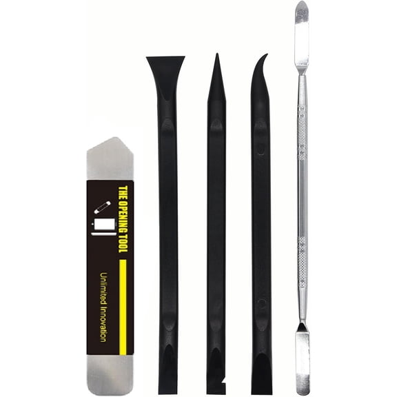 Pry Tool Kit, Safe Non-Nylon and Ultrathin Steel Screen Opening Spudger Tool Repair Kit for Cell Phone, LCD, MacBook, Ipad, iPod, Tablet and More
