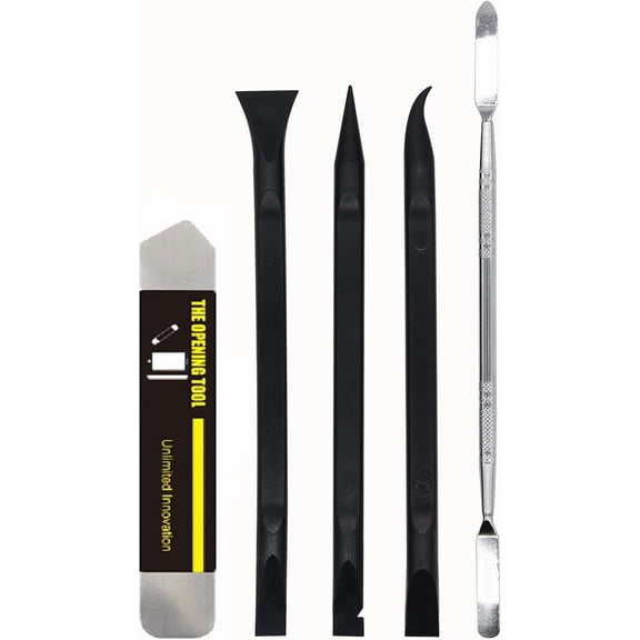 Pry Tool Kit, Safe Non-Nylon and Ultrathin Steel Screen Opening Spudger Tool Repair Kit for Cell Phone, LCD, MacBook, Ipad, iPod, Tablet and More