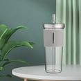 thumbnail image 1 of Pryess 700Ml Acrylic Travel Tumbler with Lid, Gray, Acrylic Travel Tumbler with Lid and Premium Insulated Double Wall Plastic Reusable Cups Clear/ High Temperature Resistance, 1 of 7