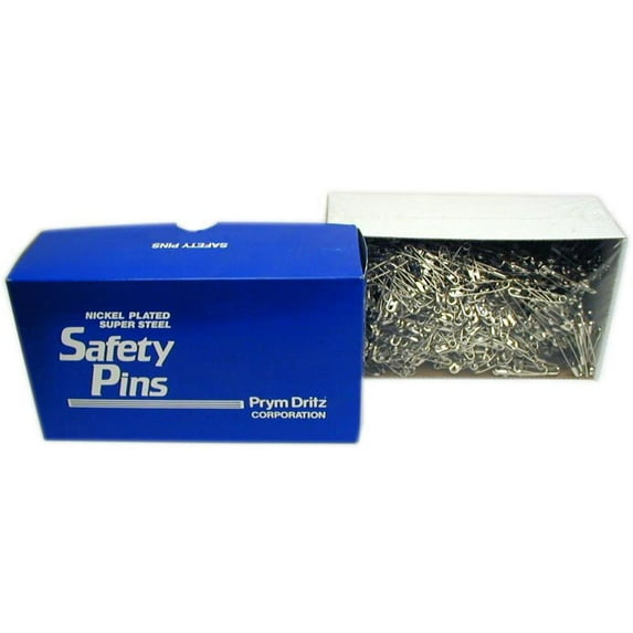 Prym Bulk Safety Pins Nickel Plated Steel 2 (Clsd)