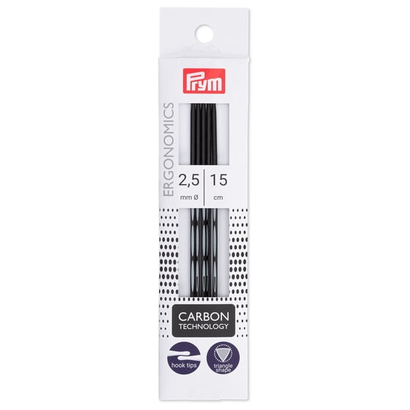 Prym Double Point Knitting Needles 6"-US 1 (2.5 mm)