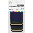thumbnail image 1 of Iron-On Twill Fabric Patches for Repair, 10 Count, 1 of 5