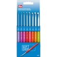 thumbnail image 1 of Prym Soft Grip Crochet Hook Set 8/Pkg-Sizes A/2mm To J/6mm, 1 of 9